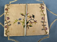 Antike Rokoko-Geldbörse aus Seide, ca. 1780
