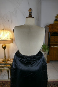 EMILE PINGAT Antikes viktorianisches Tournürenkleid, Paris, ca. 1882