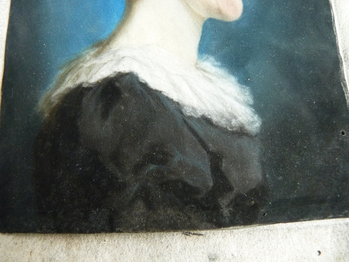 Paar Empire-Pastellporträts, 1813 – L.H. Hessel, Nürnberg, Kunst des frühen 19. Jahrhunderts