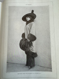 LINKER & Cie. Antikes schwarzes Samt-Gehkleid, Paris, ca. 1910