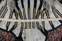 EMILE PINGAT Antikes viktorianisches Tournürenkleid, Paris, ca. 1882