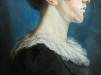 Paar Empire-Pastellporträts, 1813 – L.H. Hessel, Nürnberg, Kunst des frühen 19. Jahrhunderts