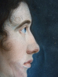 Paar Empire-Pastellporträts, 1813 – L.H. Hessel, Nürnberg, Kunst des frühen 19. Jahrhunderts