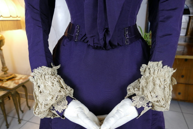 Antique Silk Visiting Gown, ca. 1898