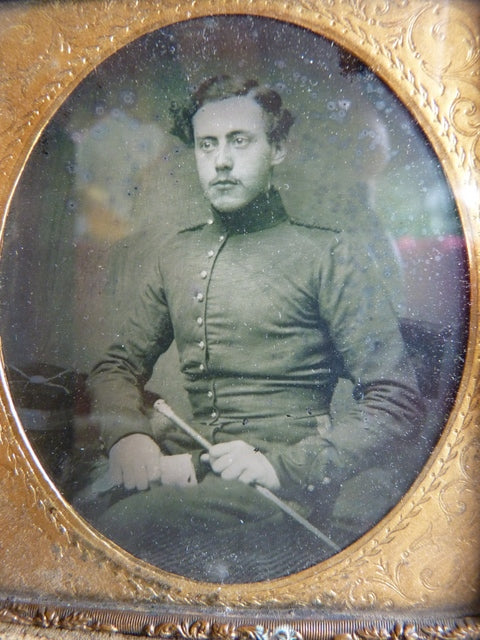 Ambrotypie, Soldat, ca. 1855