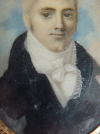 Klassizistisches Porträtmedaillon, ca. 1800