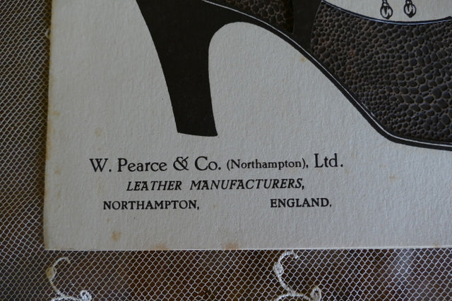 W. PEARCE &amp; Co. Musterblätter, England, ca. 1928