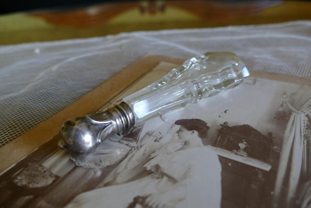 Riechsalzflasche, Silber, ca. 1820-1830
