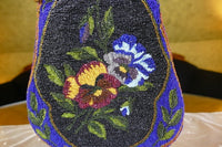 Art Déco Stiefmütterchentasche, 1920er