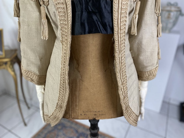 DRECOLL Gehrock, Paris & Wien, ca. 1910 – Antike Couture-Seidenjacke