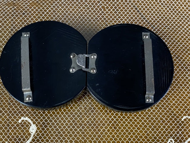 Gürtelschnalle mit romantischer Szene, ca. 1912