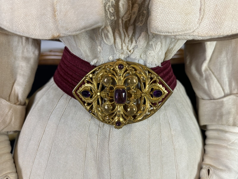 Leinen-Spazierkleid, Amerika, ca. 1904