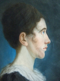 Paar Empire-Pastellporträts, 1813 – L.H. Hessel, Nürnberg, Kunst des frühen 19. Jahrhunderts