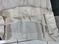 Natural Fiber Day Ensemble – Linen Skirt, Cotton Blouse & Leather Shoes