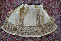 Antikes edwardianisches Leinen-Geh-Ensemble, ca. 1906 – Kleid & Jacke