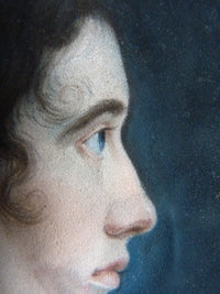 Paar Empire-Pastellporträts, 1813 – L.H. Hessel, Nürnberg, Kunst des frühen 19. Jahrhunderts