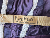 Rare 1911 Edwardian Half‑Mourning Dress by Kate Riley