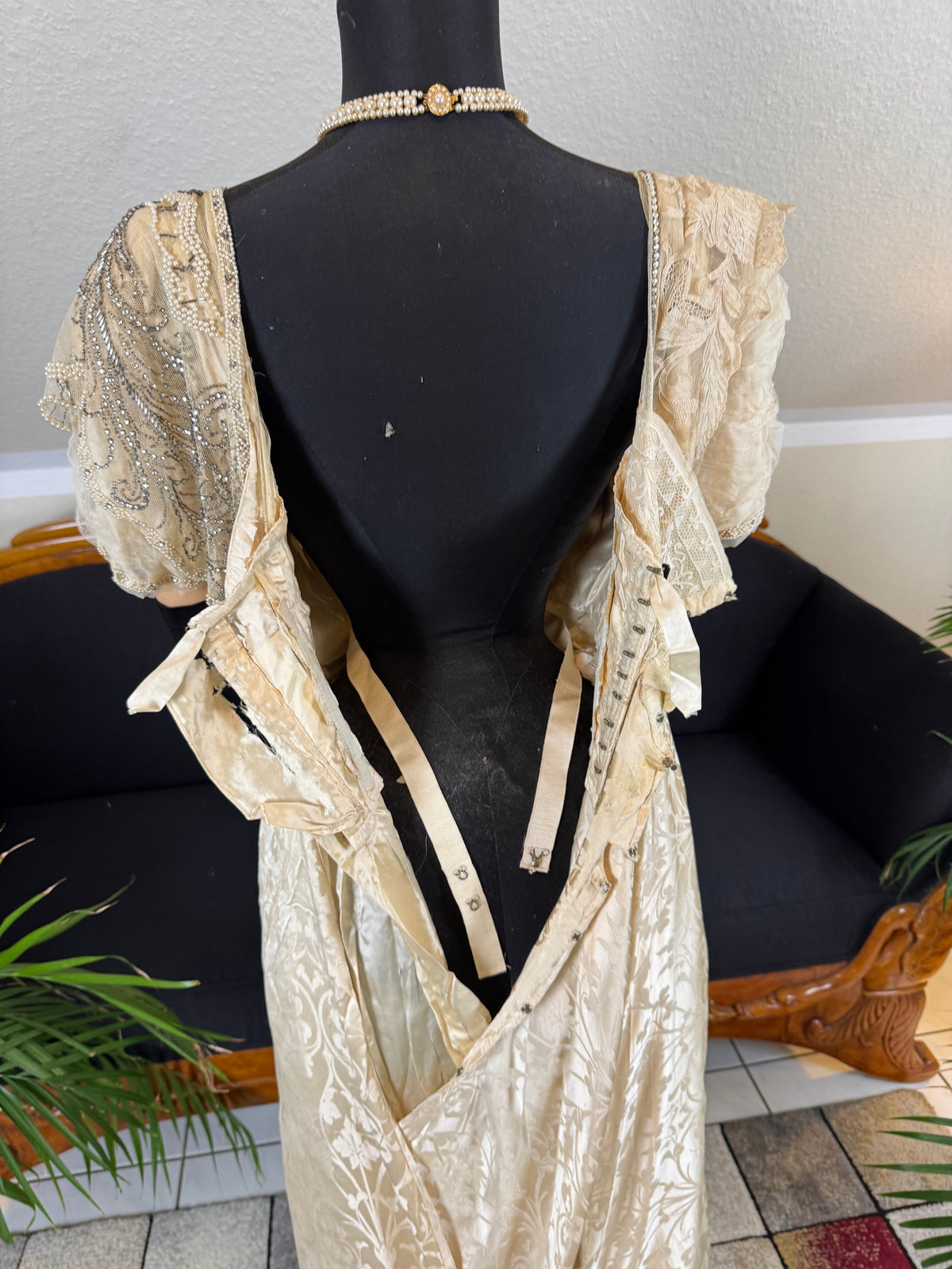 Antique 1911 Wedding & Reception Ensemble by Reville & Rossiter London, Lady Gillman Provenance