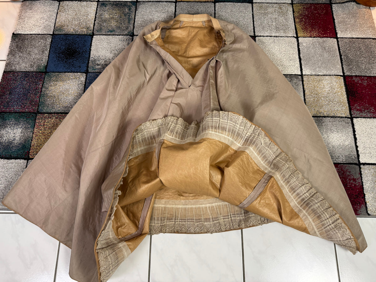 Antikes viktorianisches Gehkleid, ca. 1897 - Dreiteiliges englisches Ensemble