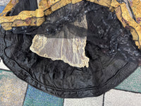 Antikes edwardianisches Abendkleid ca. 1906 – Seide, Spitze, Tüll & Brokat aus England