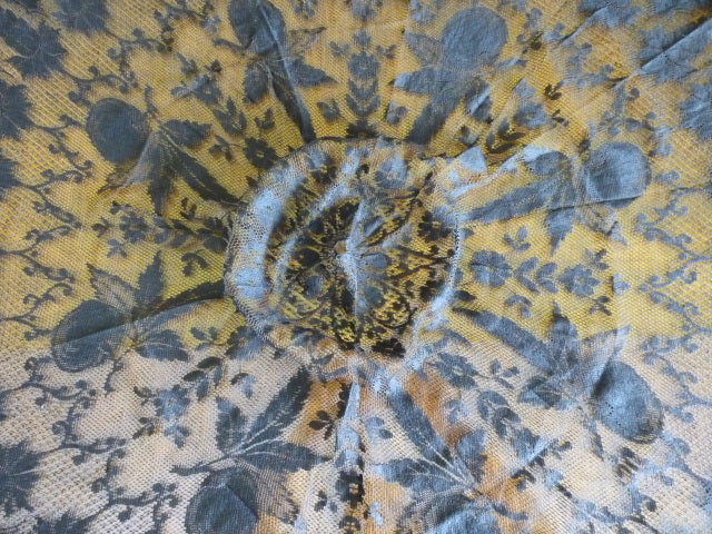 Antiker Sonnenschirmbezug aus Spitze, ca. 1910