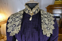 Antique Silk Visiting Gown, ca. 1898