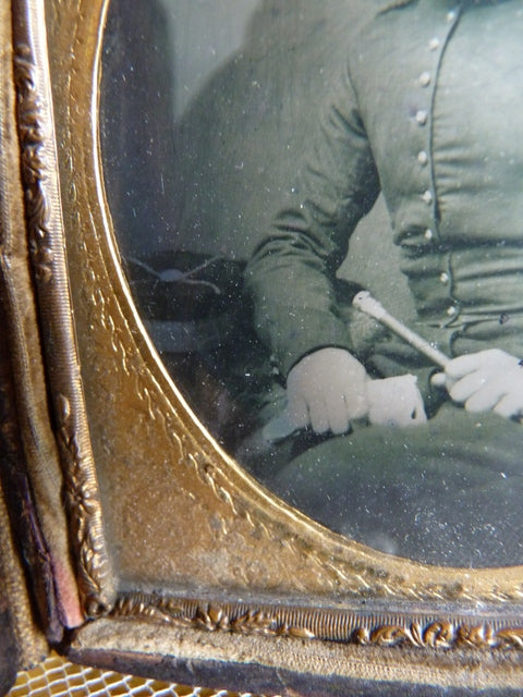 Ambrotypie, Soldat, ca. 1855