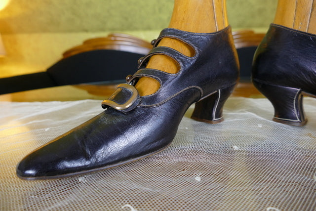 Antike Wanderstiefel aus Leder, ca. 1901