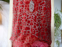 Antique Worth flapper evening dress 