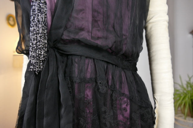 Antique Roaring Twenties Party Dress, ca. 1925