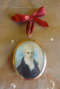 Klassizistisches Porträtmedaillon, ca. 1800