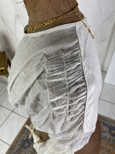 Antikes Biedermeier-Mieder, ca. 1840 – Deutsche frühviktorianische Mode