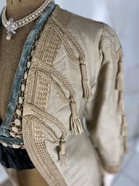 DRECOLL Gehrock, Paris & Wien, ca. 1910 – Antike Couture-Seidenjacke