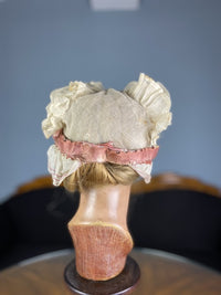 Boudoir-Haube für Schneckenfrisuren, ca. 1910