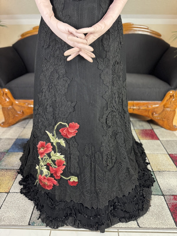 RA HIGGINS "Mohnblumenkleid", Pittsburgh, ca. 1896