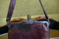 JUSTIN Ledertasche, ca. 1918
