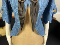 Blue linen jacket from Valentine Museum America