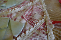 Antiker Biedermeier Brustlatz ca. 1840 – Deutsches frühes viktorianisches Textil