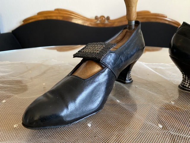 Ballschuhe, Strassabsatz, ca. 1909