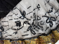 Antikes edwardianisches Abendkleid ca. 1906 – Seide, Spitze, Tüll & Brokat aus England