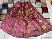 Antikes lilafarbenes Seiden-Ballkleid aus der viktorianischen Ära, ca. 1895