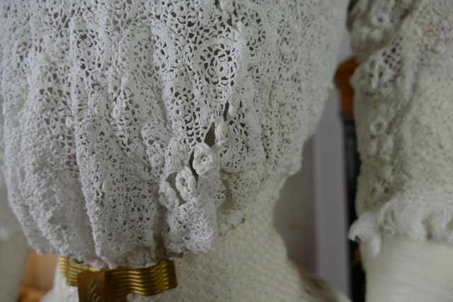 Gehäkelte Bluse, ca. 1910