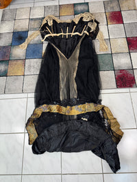 Antikes edwardianisches Abendkleid ca. 1906 – Seide, Spitze, Tüll & Brokat aus England