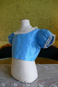 Mieder-Reifrockkleid, 1850er Jahre