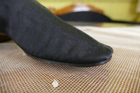 Schwarze Stiefel mit seitlicher Schnürung, Bürgerkriegszeit, ca. 1860–1865