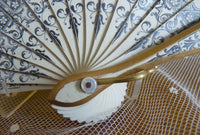 Faltfächer, Vogelmotiv, um 1900
