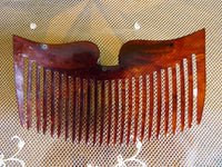 Antiker Kamm aus Kunstschildpatt und Strass, ca. 1905