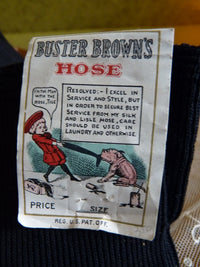 BUSTER BROWN Antike Jungenstrümpfe, 1920er Jahre