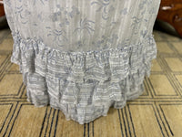Antikes zweiteiliges Edwardianisches Sommerkleid, ca. 1903