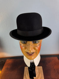 Rare Bowler hat by C. W. Borchert Berlin, silk‑lined, very well preserved